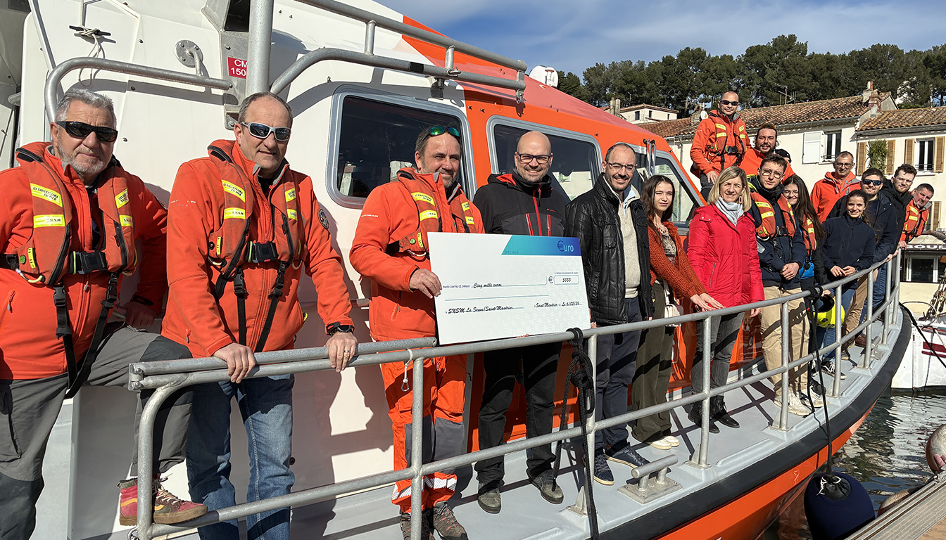 d2m Engineering supports the SNSM La Seyne / Saint-Mandrier station, reaffirming its commitment to maritime safety and the protection of lives at sea.